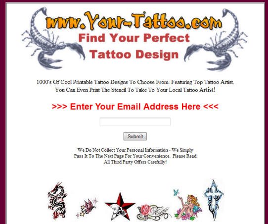 clickbank tattoo website