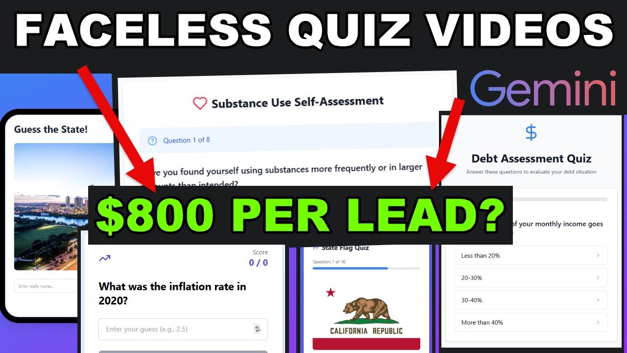 How to Earn $800 Per Lead with AI Quiz Videos