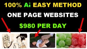 One Page Website Blueprint: How I Earn $980 a Day