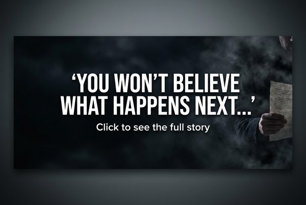 Partial Reveal Curiosity Gap Banner Template