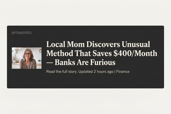 Advertorial News Style Native Ad Banner Template