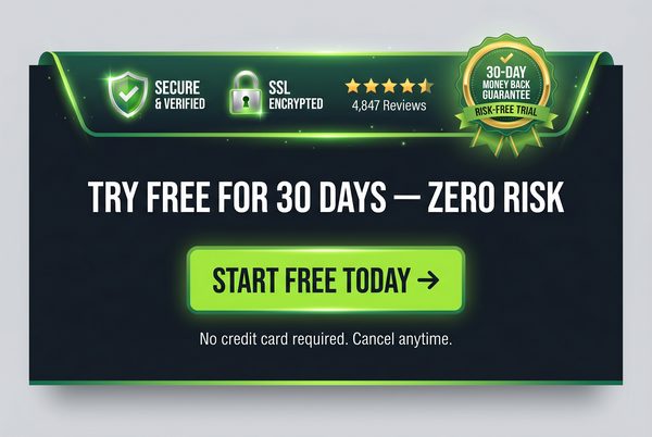 Risk Reversal Trust Badge Banner Template